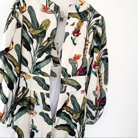 PatBO Tropical Hi-Low Romper 6 - Picture 9 of 13